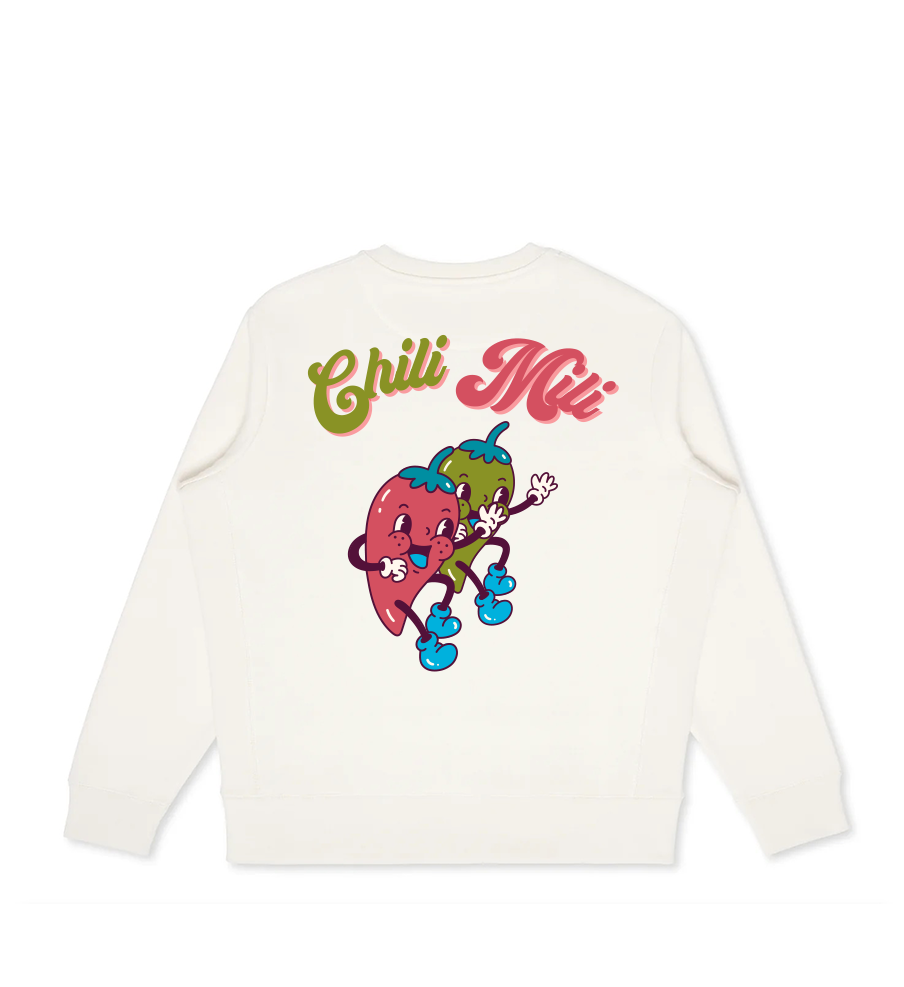 Chili-Mili Cream Sweatshirt